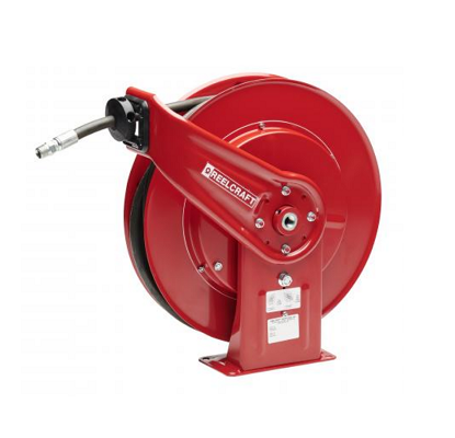 Reelcraft Heavy Duty Spring Retractable Hose Reel - 50' of 1/2